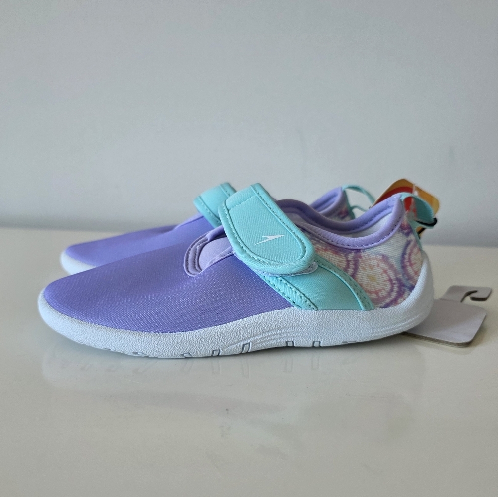 Speedo Mary Jane Girls Swim Water Shoe Lilac Size Large 9 to 10